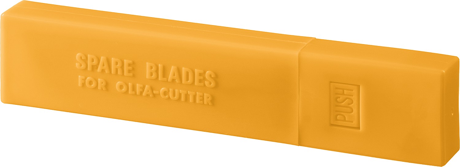 OLFA 18 мм, 10 шт, в пластиковом кейсе, 15 сегментов, сегментированные лезвия (OL-LBD-10)