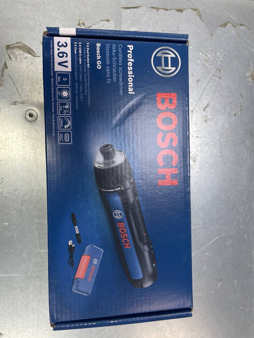 Отвертка аккумуляторная Bosch GO 3