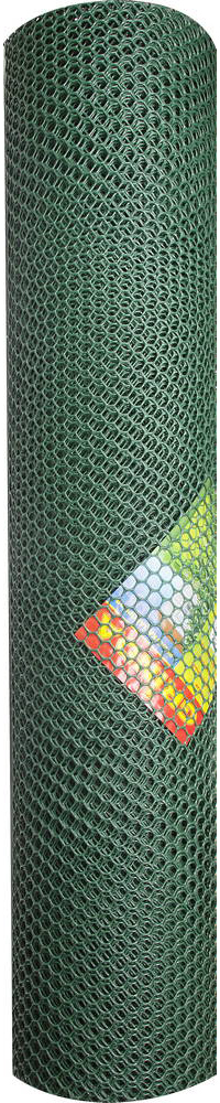 GRINDA 2x30 м, 32х32 мм, цвет хаки, Заборная решетка (422268)