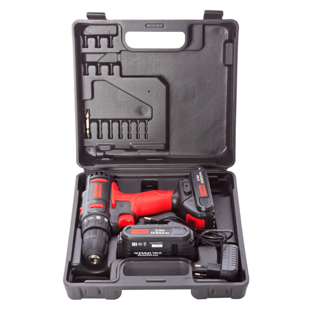 Шуруповерт аккумуляторный REDVERG Базовый/Basic SD18LE/2-2