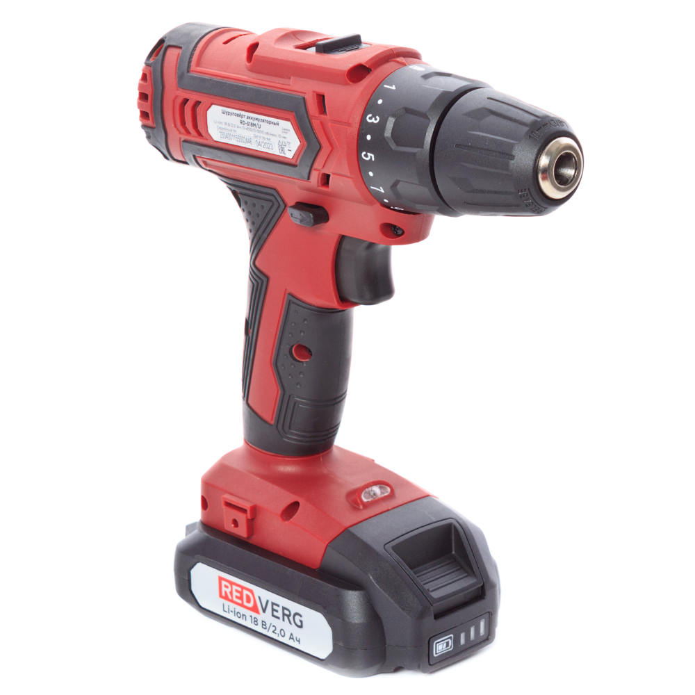 Шуруповерт аккумуляторный REDVERG RD-S18M/U