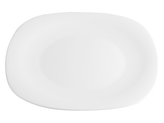 Тарелка обеденная стеклокерамическая, 278 мм, квадратная, серия QUADRO (Квадро), DIVA LA OPALA (Quadra Collection) (13-127830)