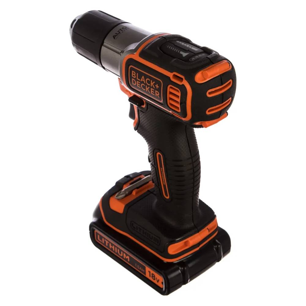 Шуруповерт аккумуляторный ударный B&D ASD18KB