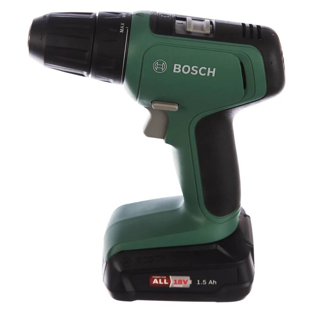 Дрель Bosch UniversalDrill 18V (2x1,5 Ah) + AL 1810