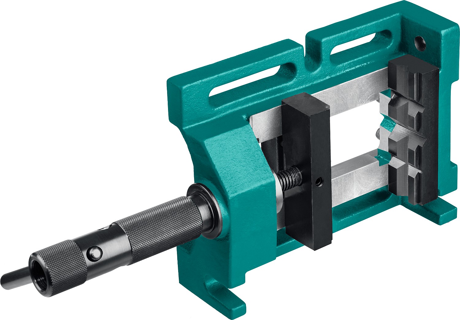 KRAFTOOL 100 мм, трехсторонние, станочные сверлильные тиски (32716-100)