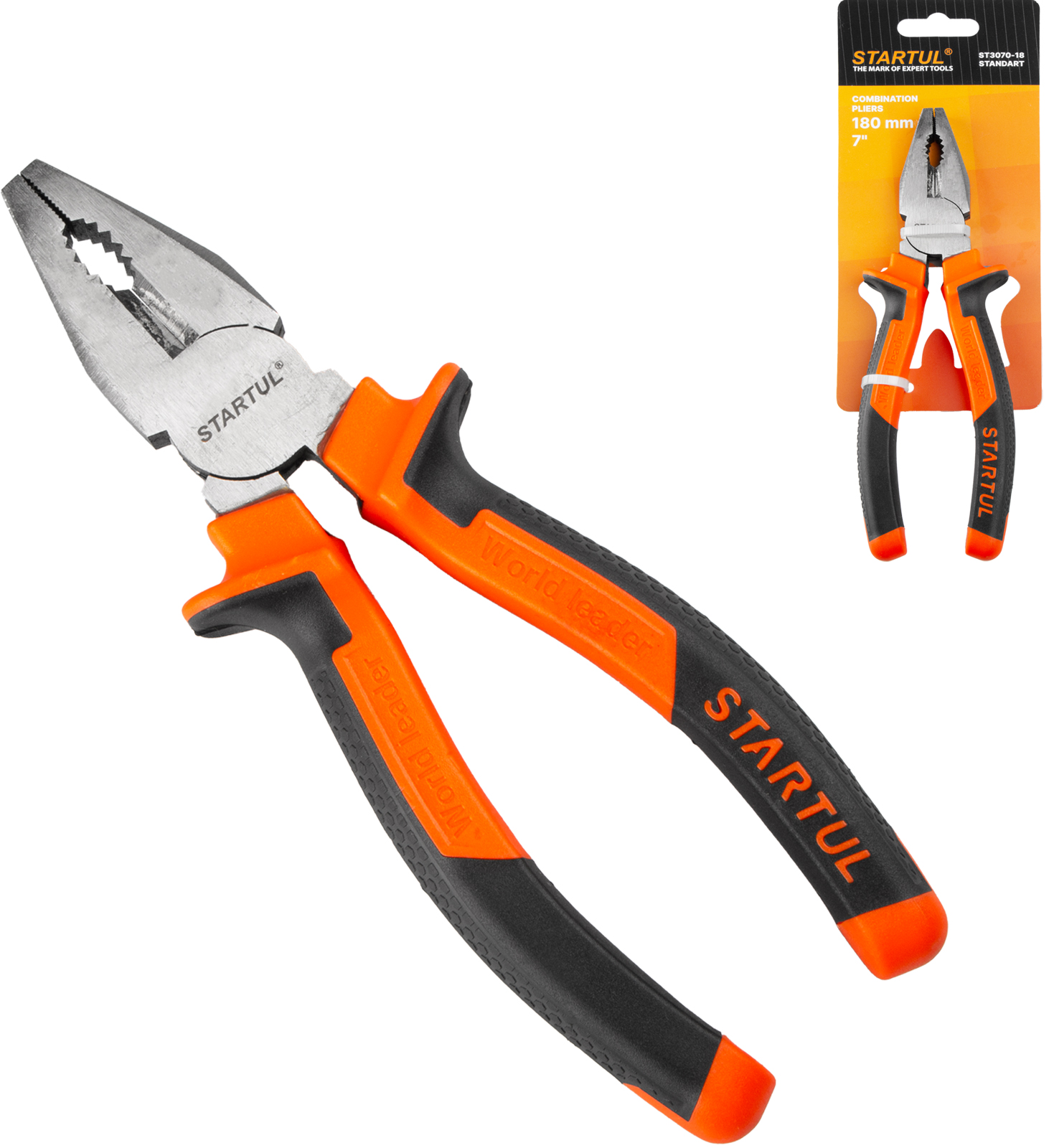 Плоскогубцы 180мм комбинированные STARTUL STANDART (ST3070-18)