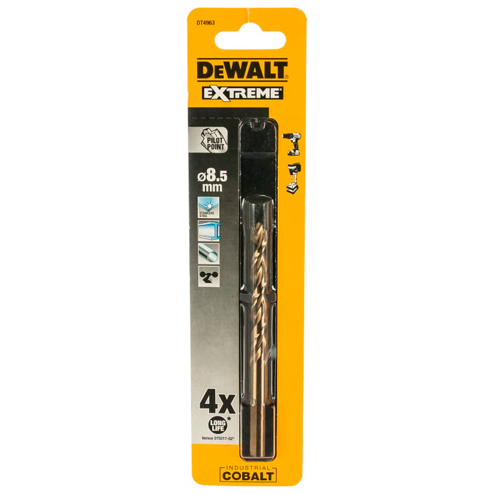 Сверло по металлу DeWalt 8.5x117x72мм DT4963