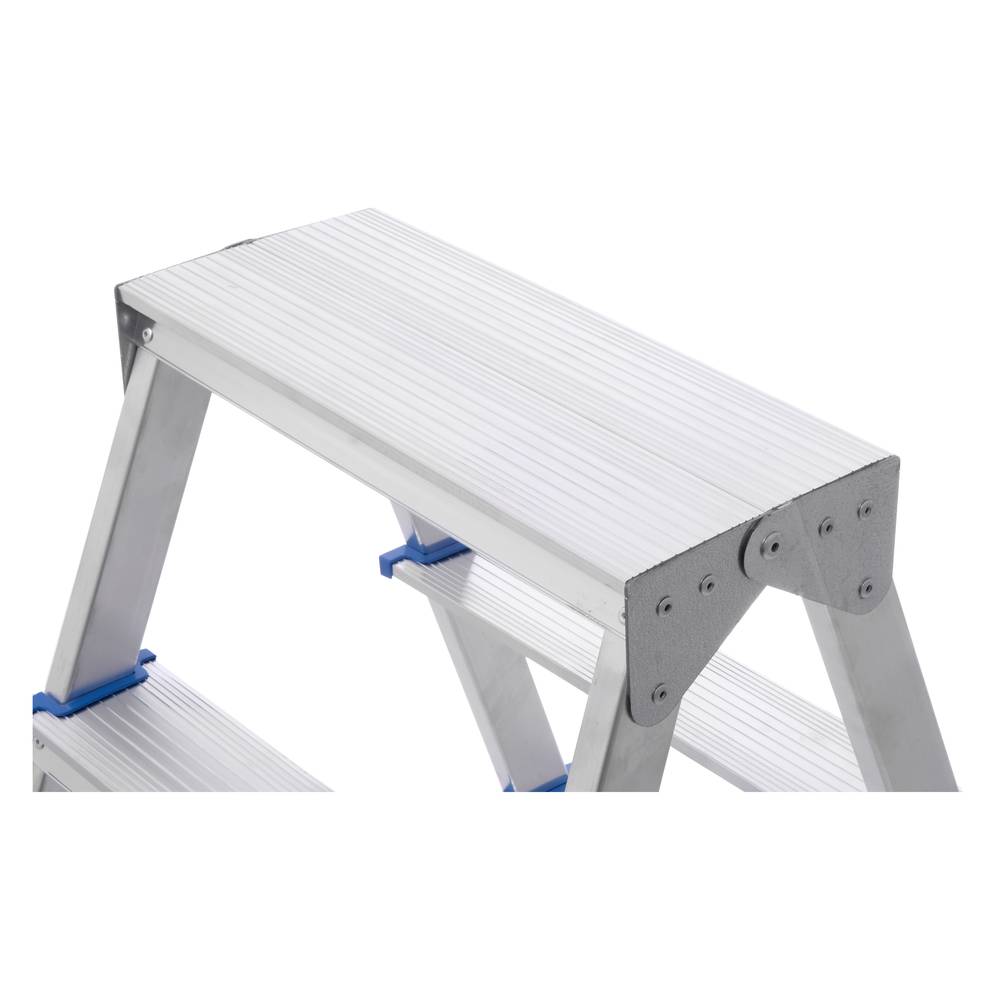 Стремянка алюминиевая двухсторонняя 6 ступеней  AS206