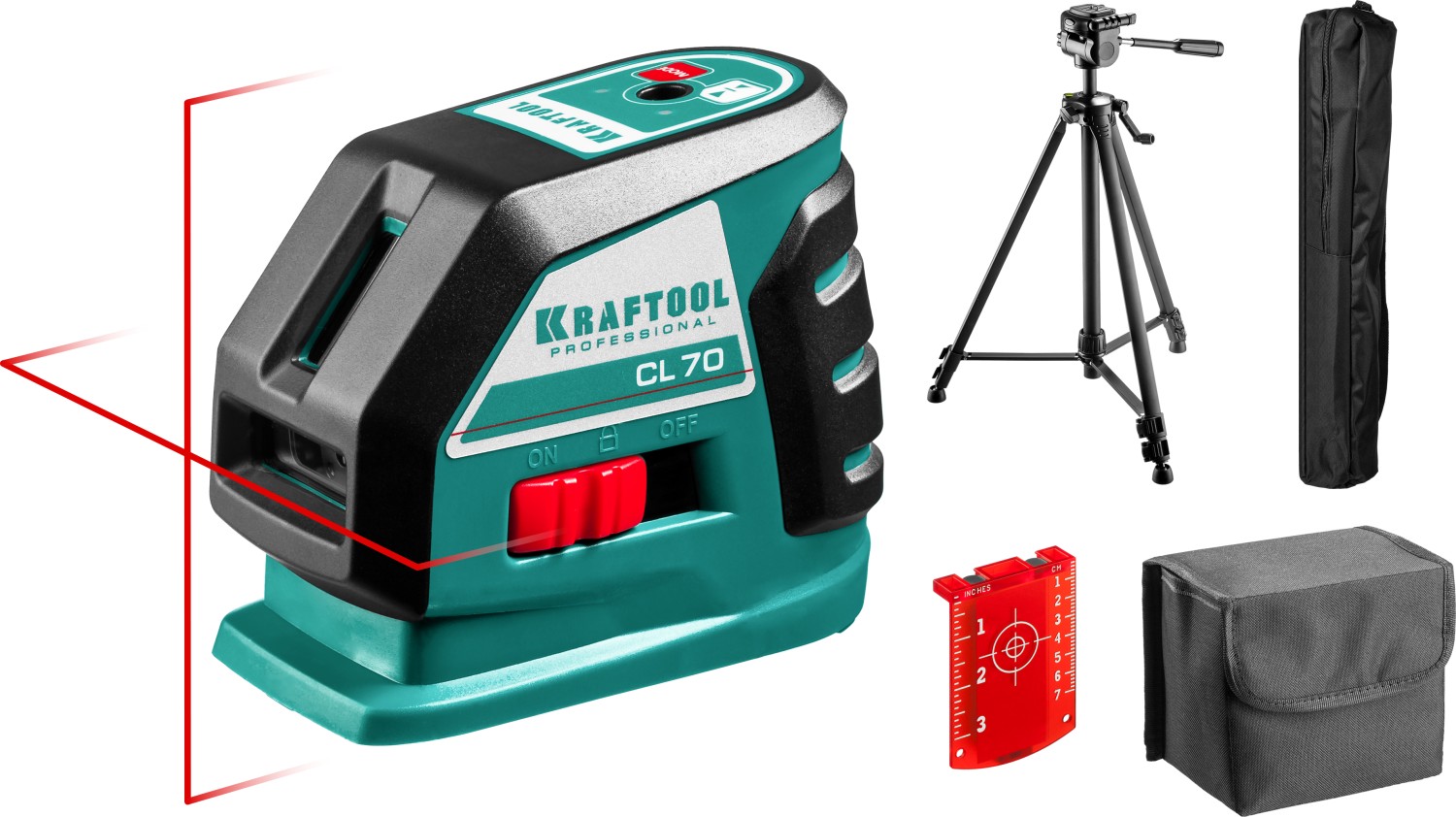 KRAFTOOL CL-70 #3, лазерный нивелир (34660-3)