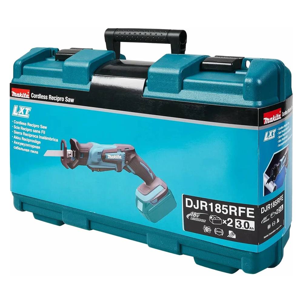 Пила сабельная аккумуляторная Makita DJR185RFE