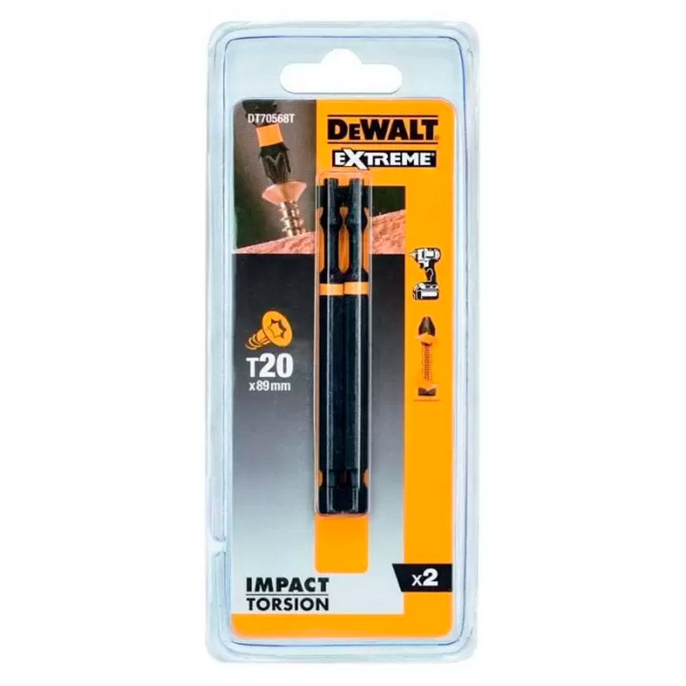 Бита DeWalt Torx 20х85 (2шт.) DT70568