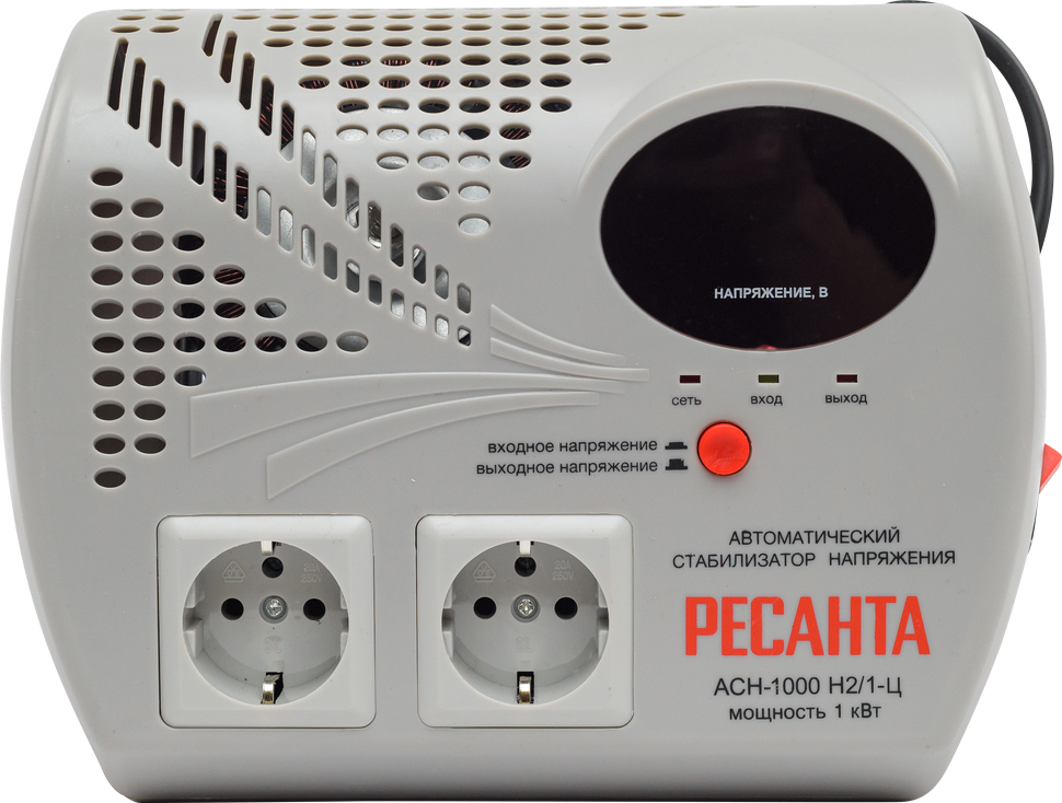 Стабилизатор напряжения серии LUX Ресанта АСН-1000Н2/1-Ц