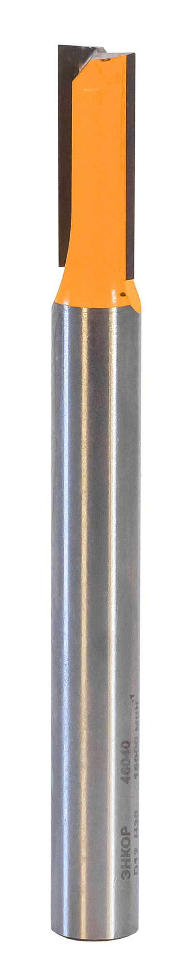 Фреза пазовая прямая прорезная (Ø 12х30x120 мм хвостовик 12мм) по дереву Энкор (46040)