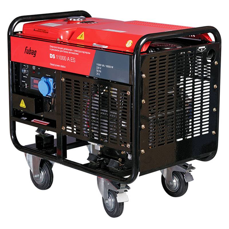 Генератор дизельный Fubag DS 11000 A ES с электростартером и коннектором автоматики