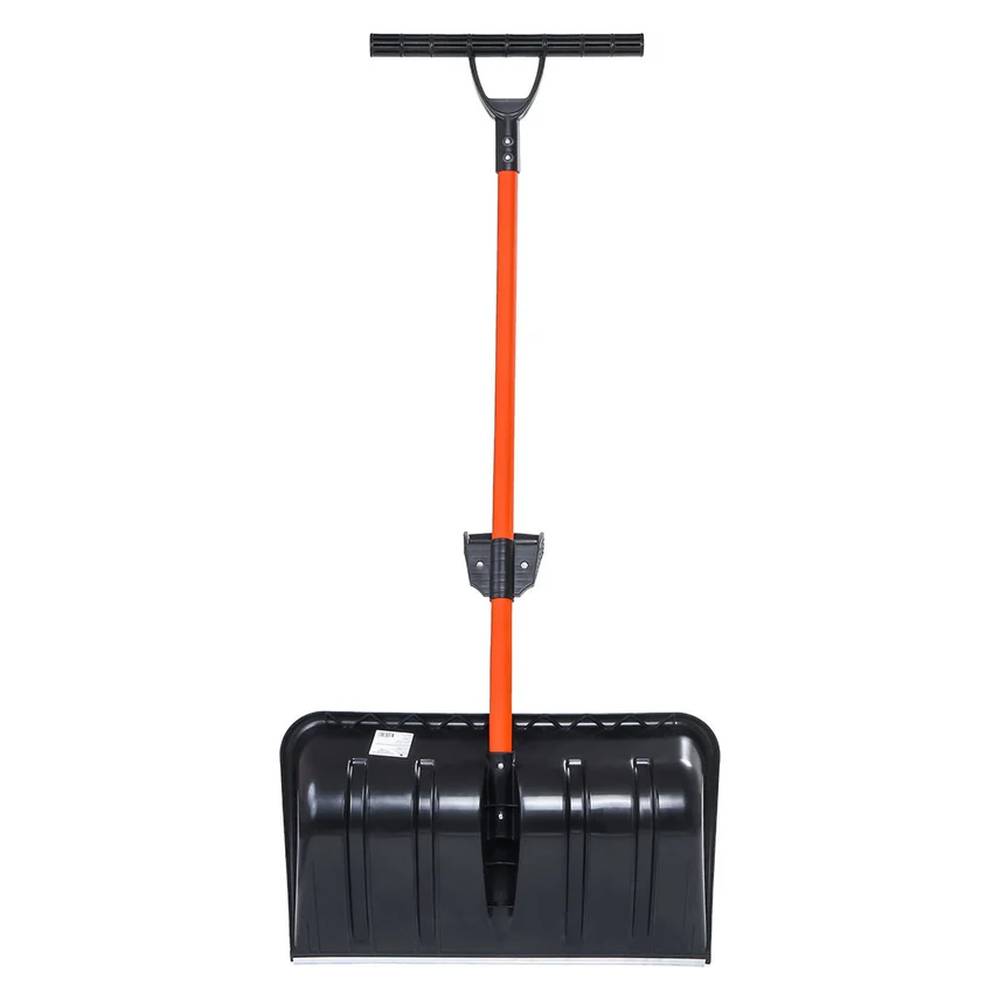 Лопата скрепер Ратник для снега с Т-образной пластиковой ручкой