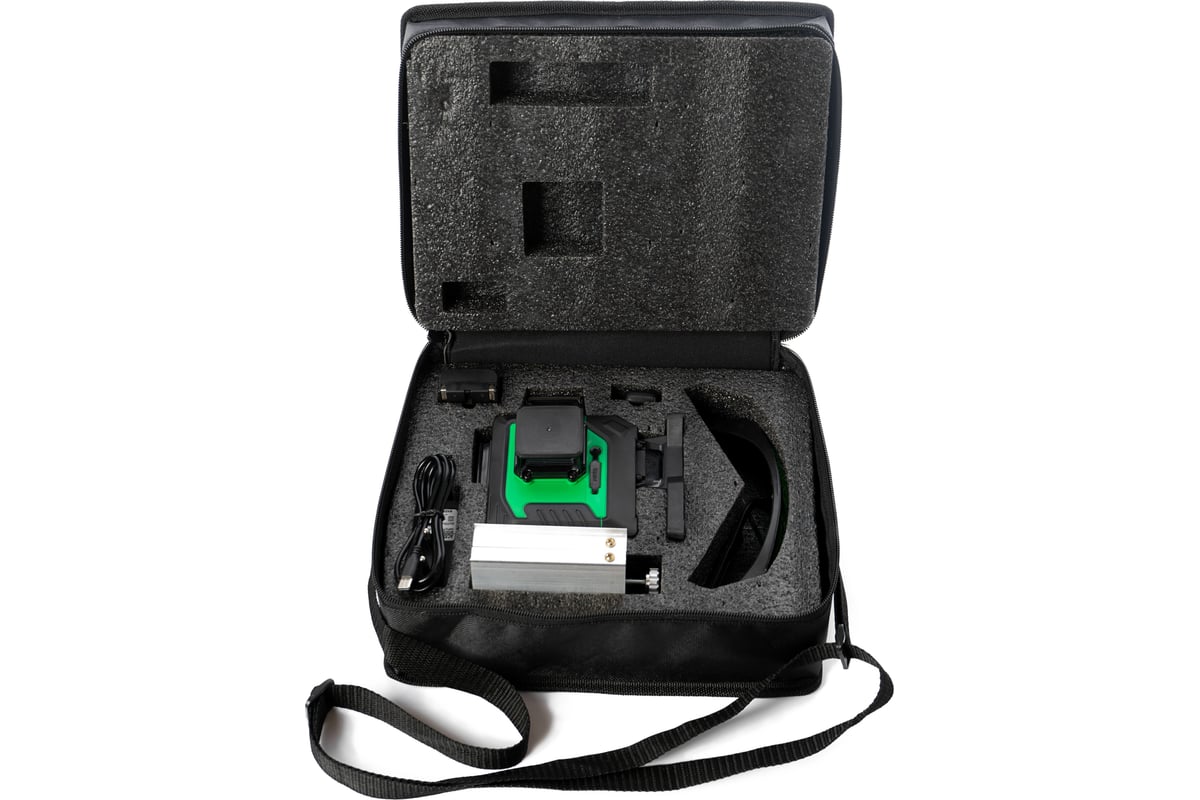 Уровень лазерный INSTRUMAX GREENLINER 3-360/B SET