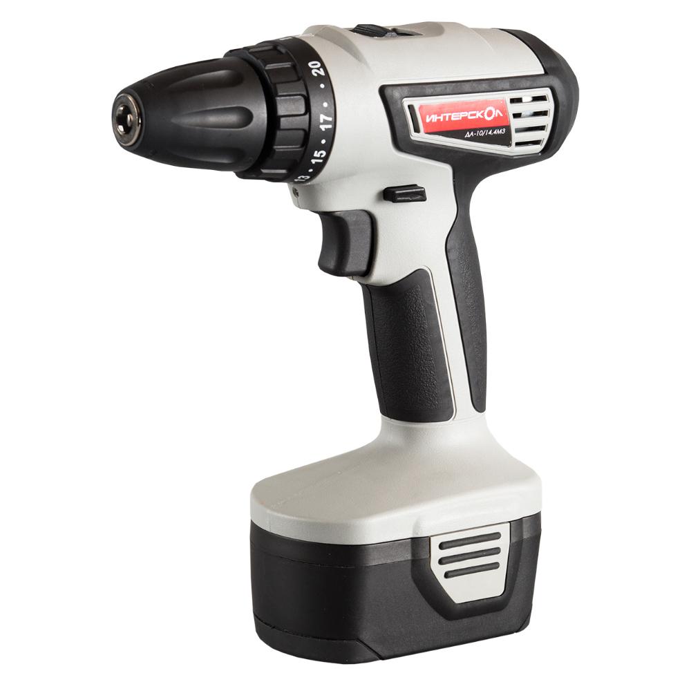 Шуруповерт аккумуляторный ИНТЕРСКОЛ ДА-10/14,4М3
