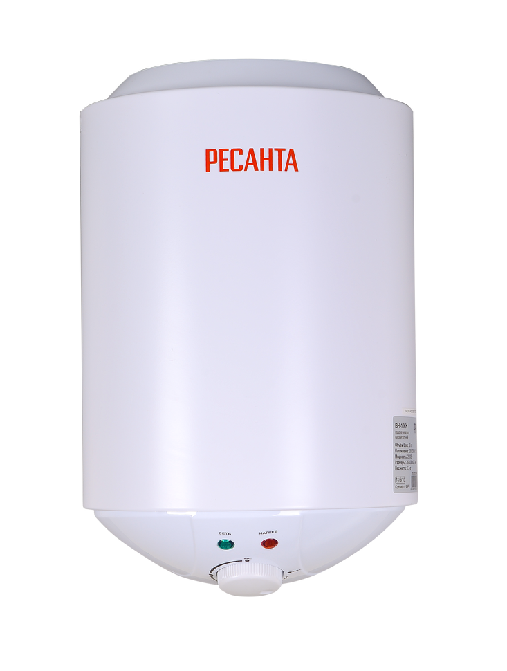 Водонагреватель накопительный ВН-10КН Ресанта