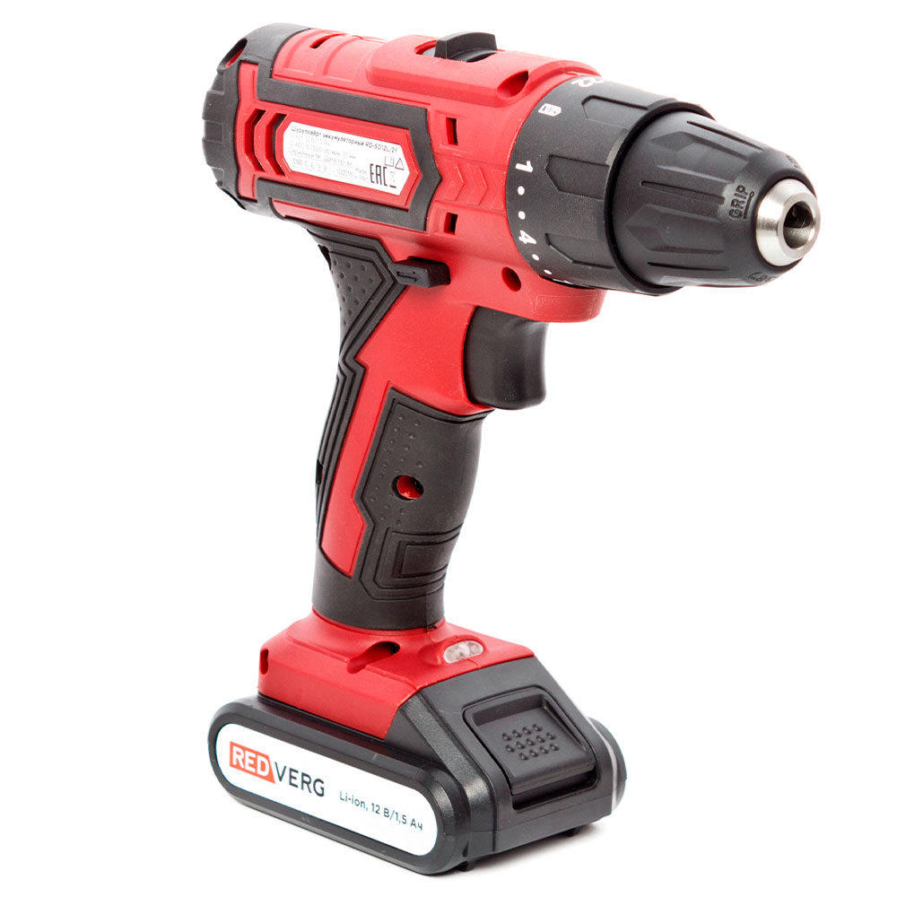 Шуруповерт аккумуляторный REDVERG RD-SD12L/2Y