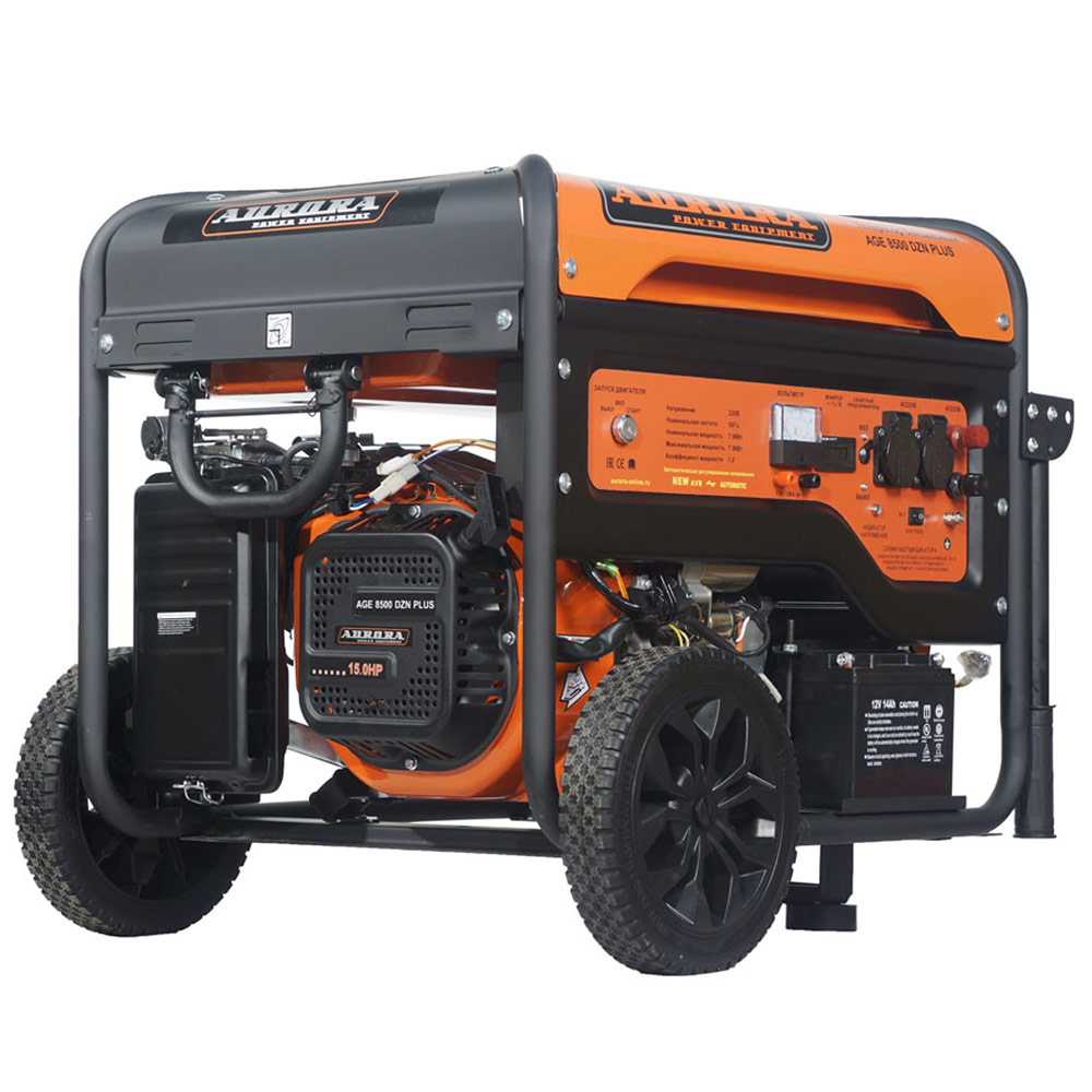 Генератор бензиновый AURORA AGE 8500 DZN PLUS с блоком автоматики 14684 14684
