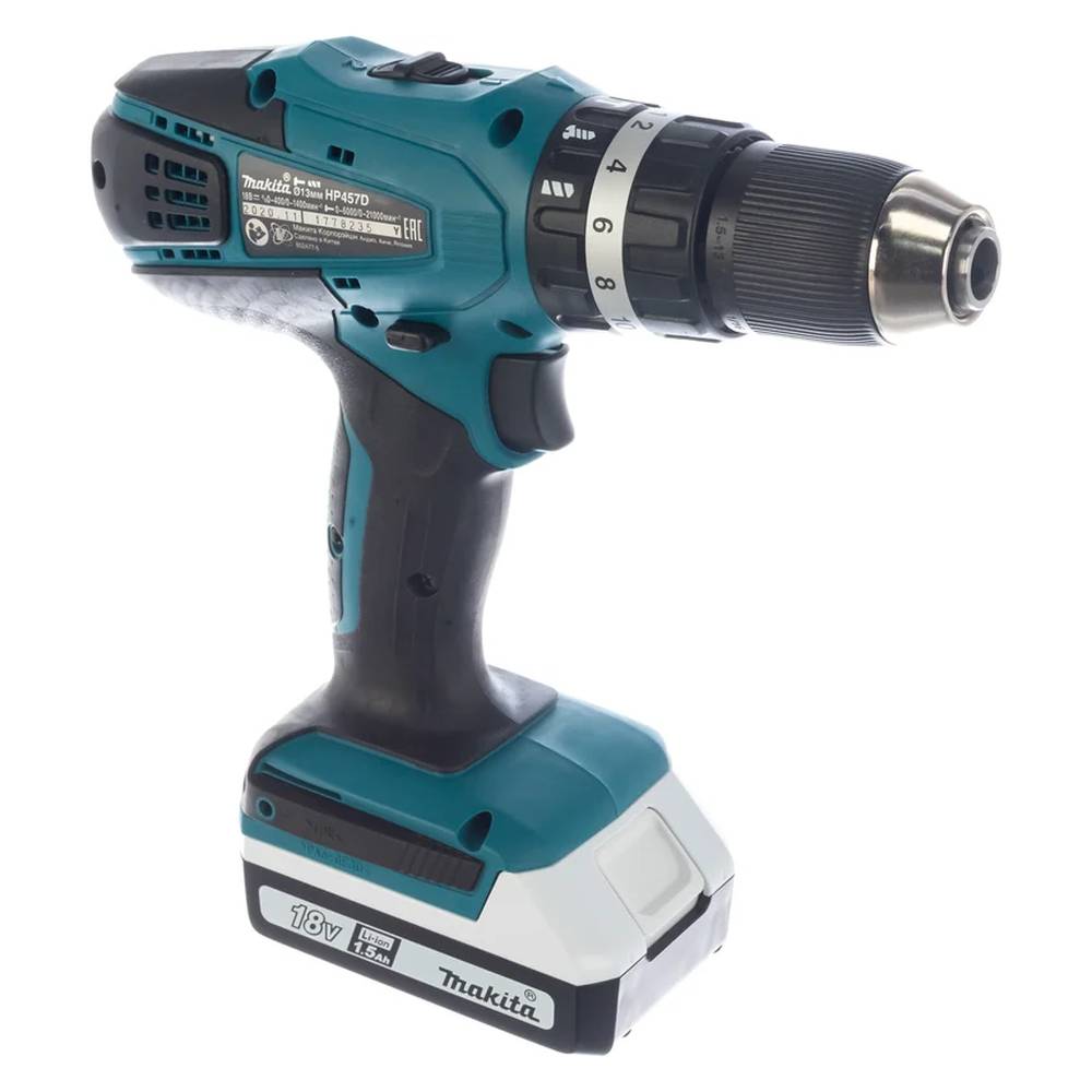 Шуруповерт аккумуляторный ударный Makita HP457DWE