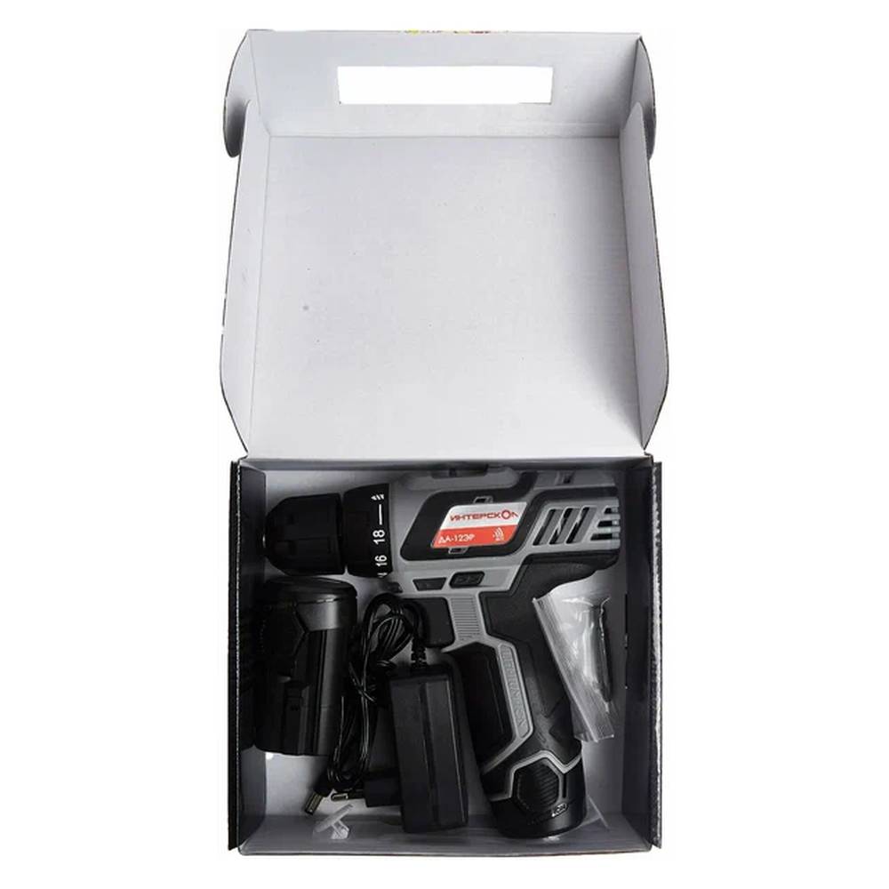 Шуруповерт аккумуляторный ИНТЕРСКОЛ ДА-12ЭР