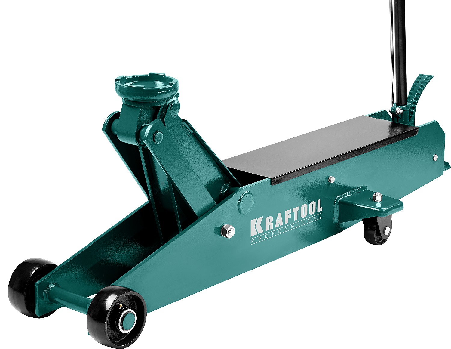 KRAFTOOL HIGH-LIFT, 10 т, 160 - 560 мм, для тяжелой техники, подкатной домкрат (43455-10)