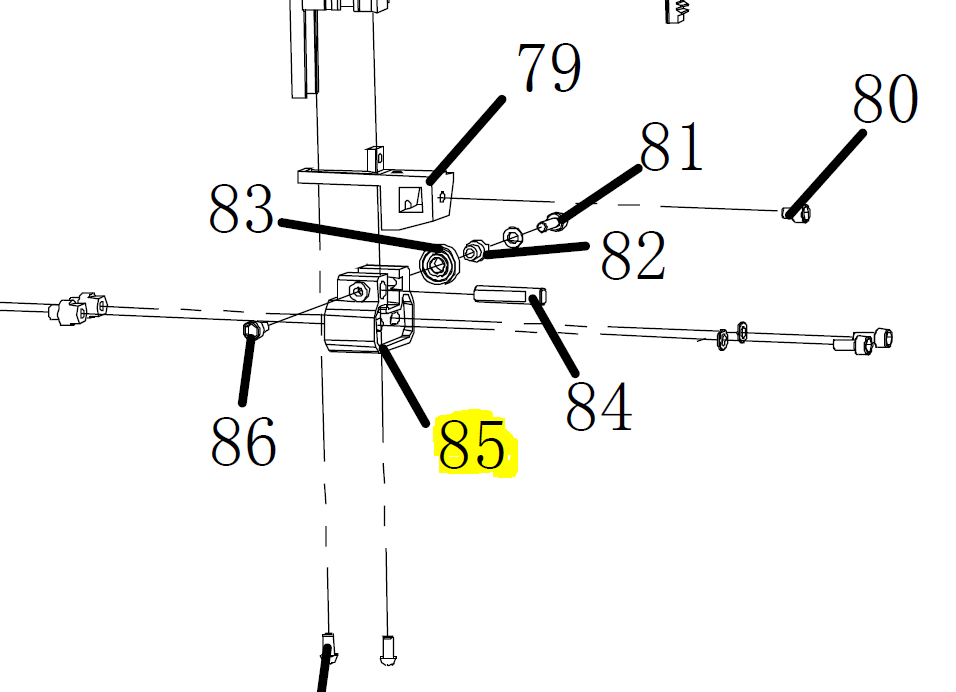 Каретка RD-BS245-85