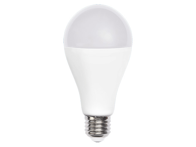 Лампа светодиодная A65 СТАНДАРТ 20 Вт PLED-LX 220-240В Е27 5000К JAZZWAY (130 Вт аналог лампы накаливания, 1600Лм, холодный) (5028043)