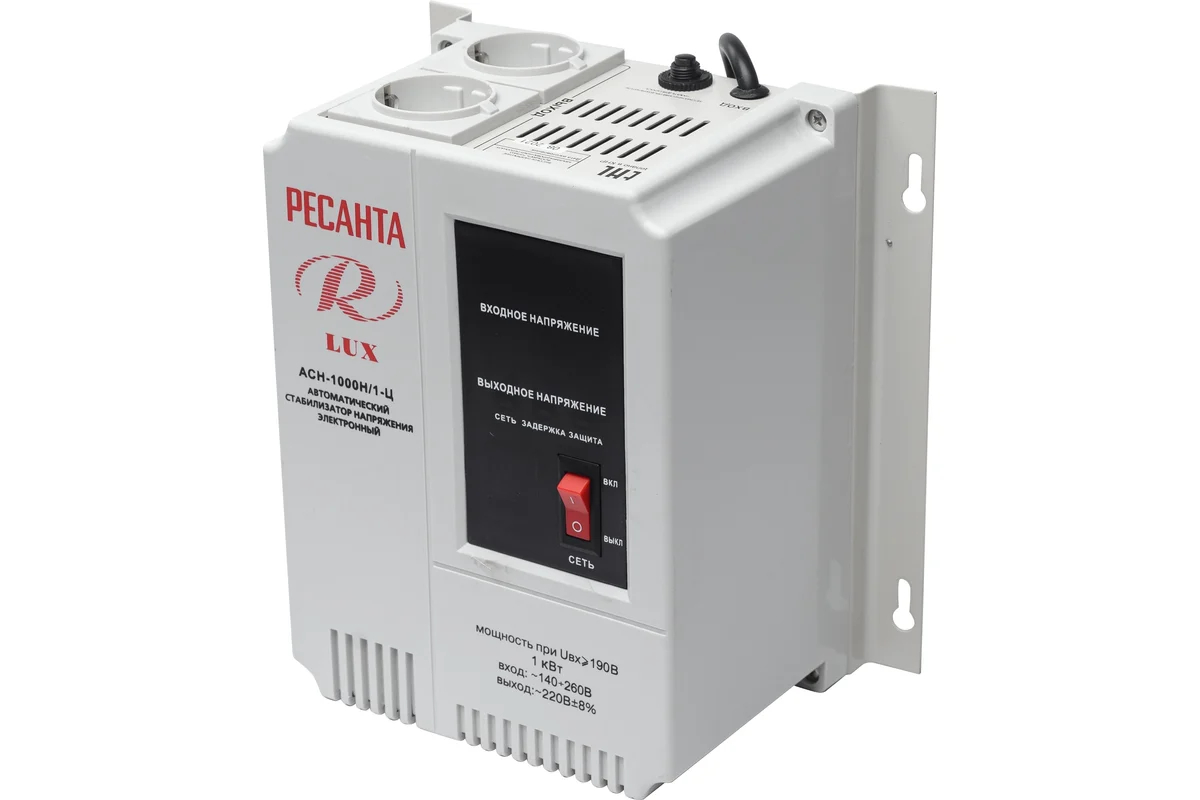Стабилизатор напряжения серии LUX Ресанта АСН-1000Н/1-Ц