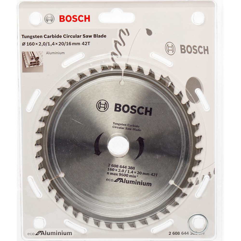 Диск пильный Bosch твердосплавный 160х20х 42 ECO (388)