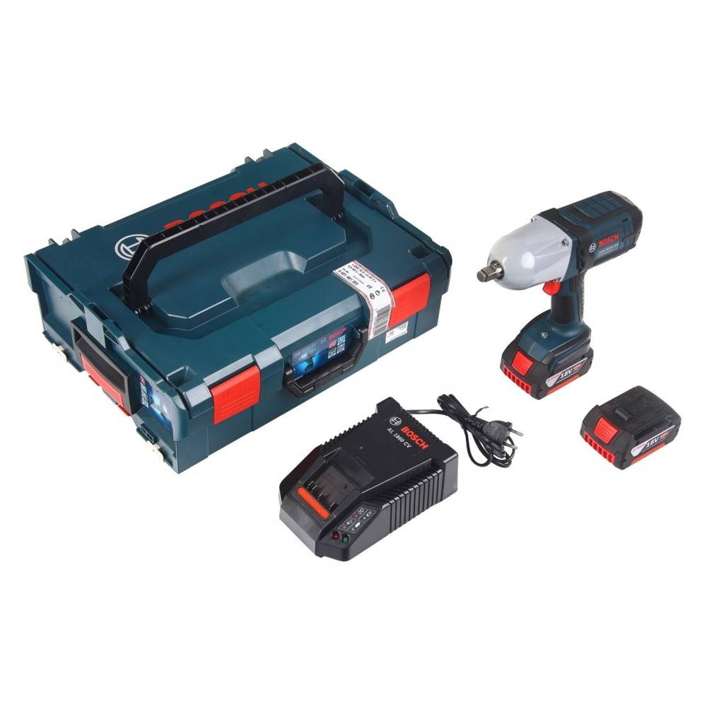 Гайковерт аккумуляторный Bosch GDS 18 V-LI HT 2 x 5,0 AH L-Boxx UNI