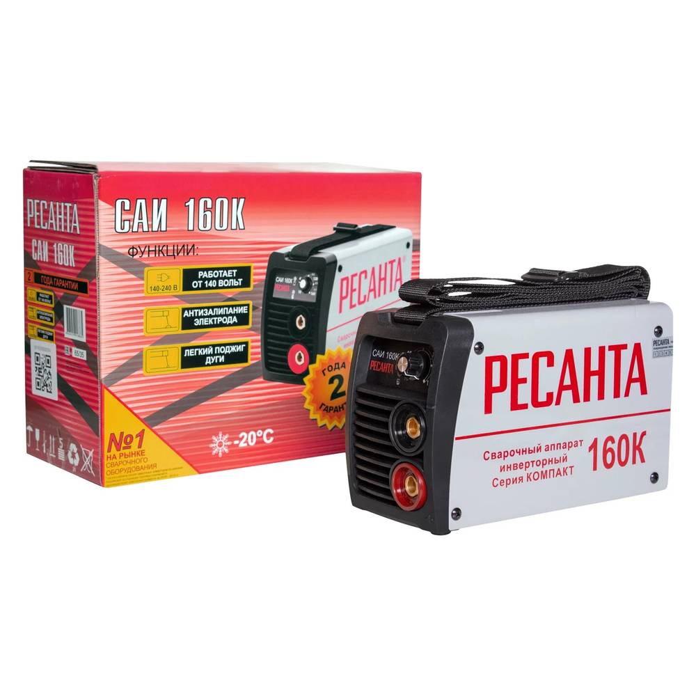 Аппарат сварочный  инверторный Ресанта САИ 160К (компакт)