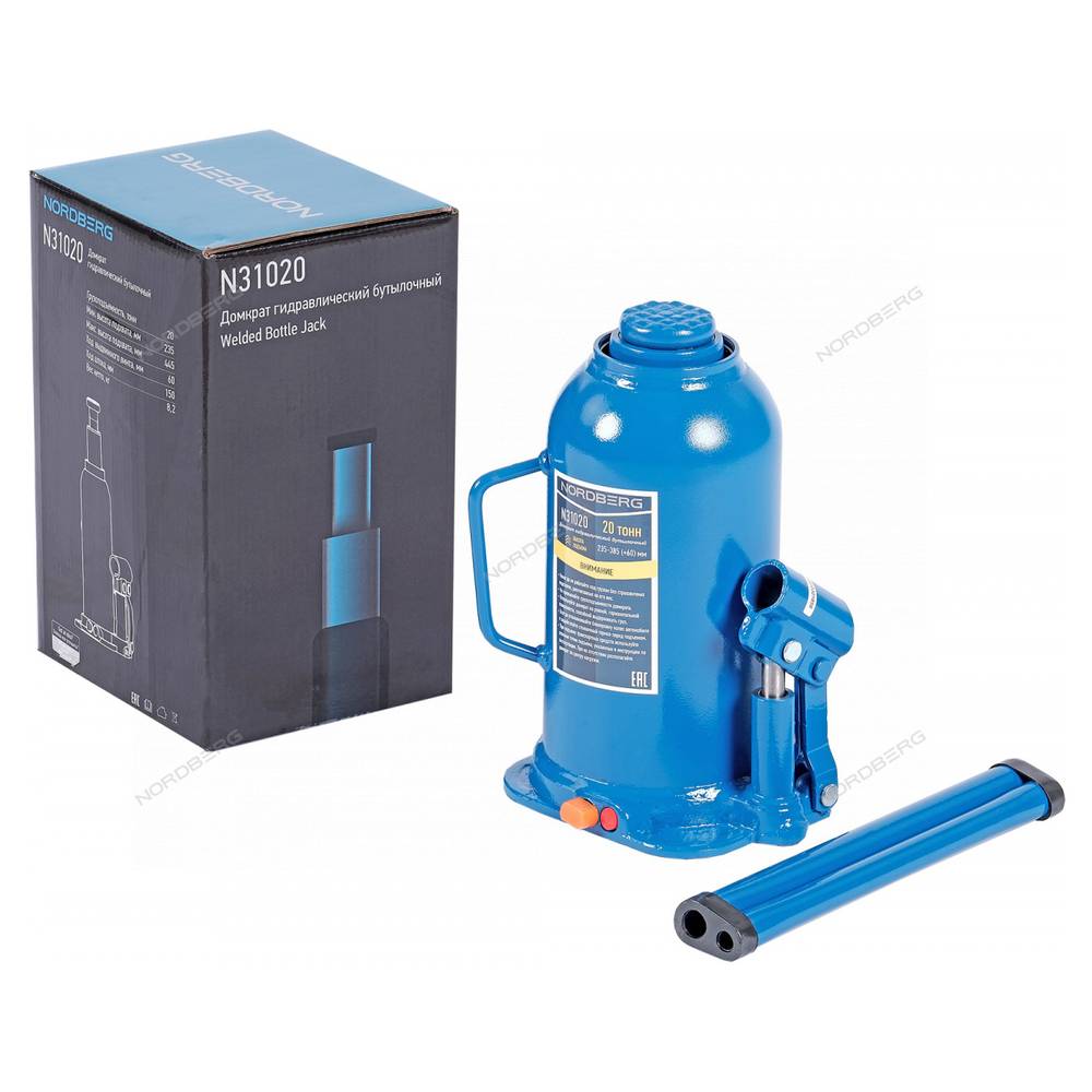 Домкрат бутылочный NORDBERG N31020 20 т