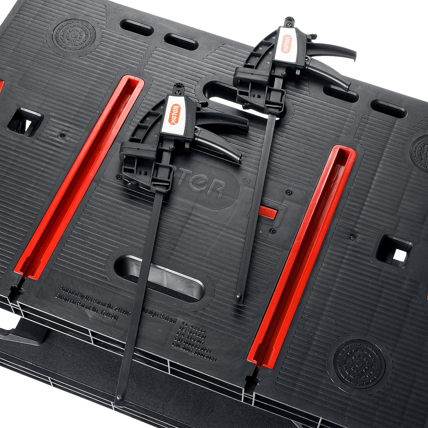 KETER FOLDING 850х550х755 мм, складной столярный верстак (38730)