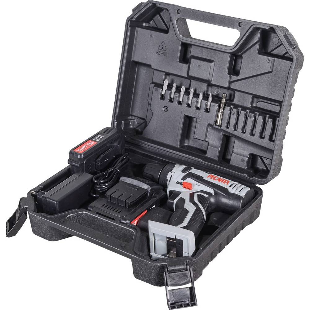 Дрель-шуруповерт аккумуляторная ДА-14-2ЛК Ресанта