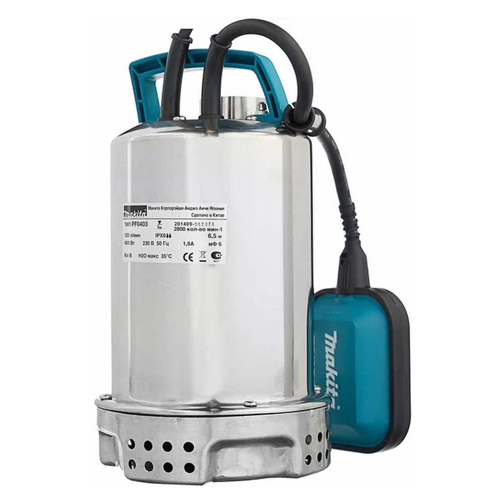 Насос дренажный погружной Makita PF0403