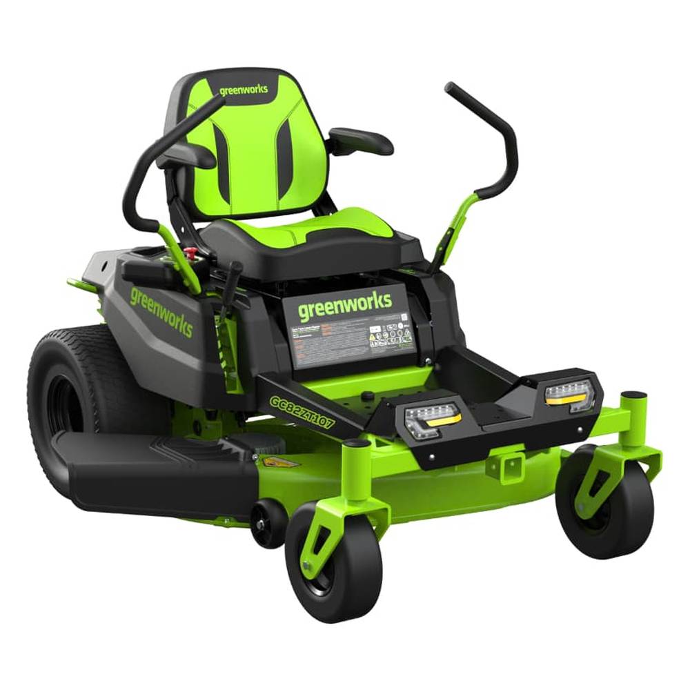 Трактор садовый аккумуляторный Greenworks GC82ZT107, 82V ( без АКБ и ЗУ)