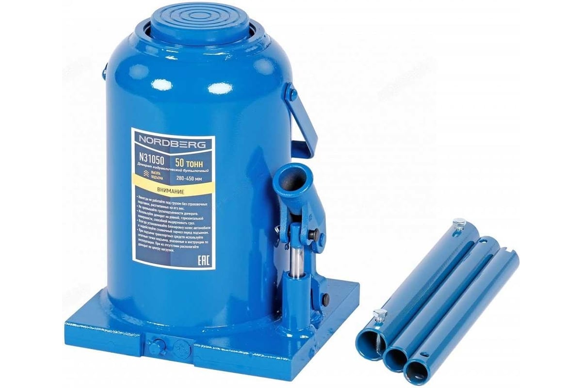 Домкрат бутылочный NORDBERG N31050 50 т