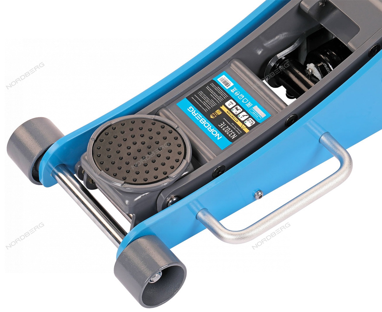 Домкрат подкатной алюминиевый, 2 т NORDBERG N32021E