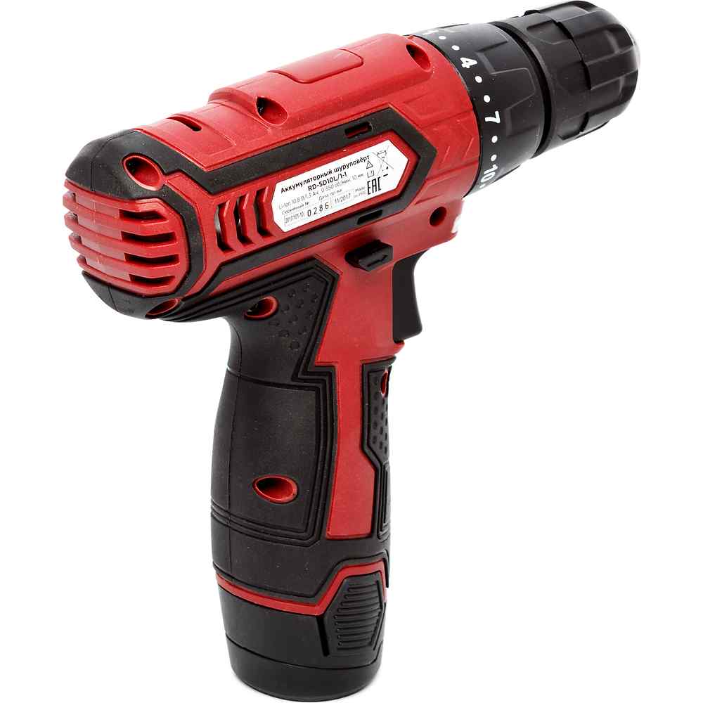 Шуруповерт аккумуляторный REDVERG RD-SD10L/1-1