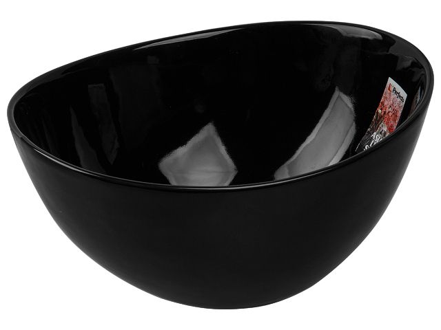 Салатник керамический, 20.5х17.5 см, серия ASIAN, черный, PERFECTO LINEA (17-121759)