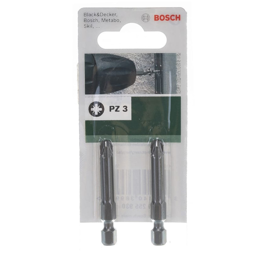 Набор бит Bosch 2шт 49ММ POZIDRIV 3  XH DIY(930)