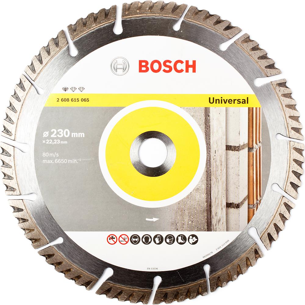 Круг алмазный Bosch Ф230х22,23 универсальный Stf Universal (065)