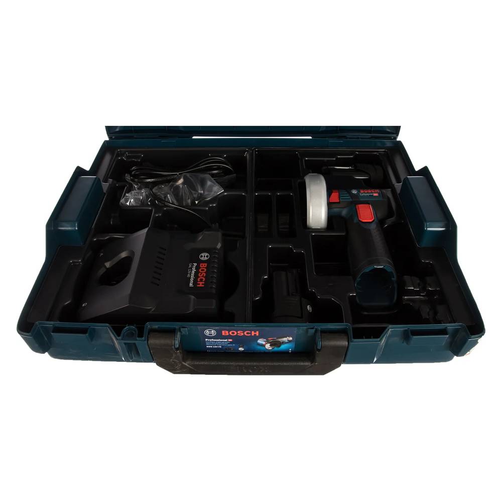 Машина шлифовальная угловая Bosch GWS 12V-76 (без акк, без з/у)