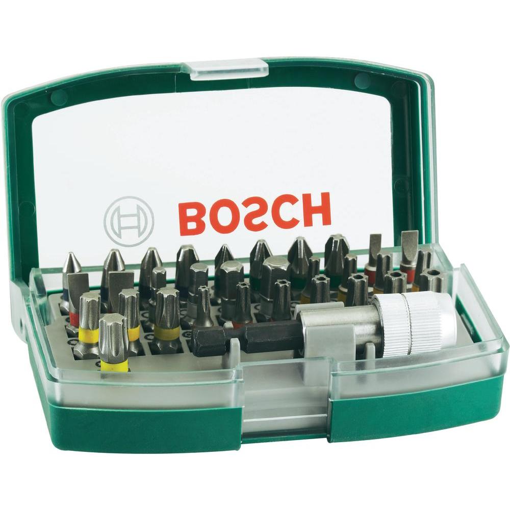 Набор бит Bosch 32шт PH/PZ/T/S/HEX/TH 25мм (063)