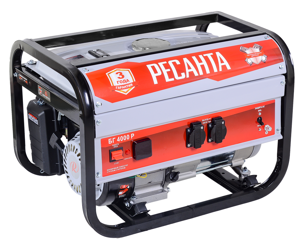 Электрогенератор Ресанта БГ 4000 Р