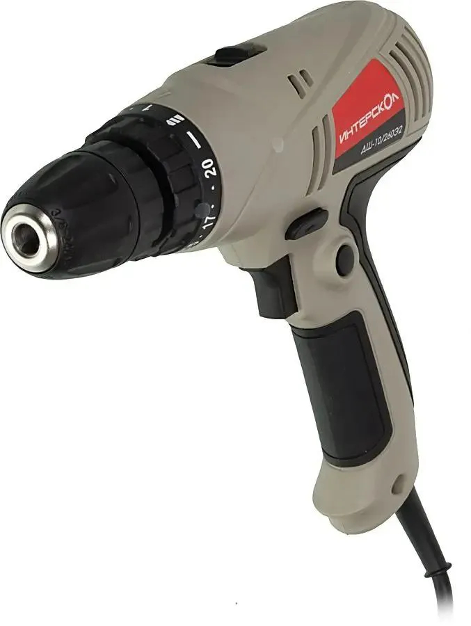 Шуруповерт электрический ИНТЕРСКОЛ ДШ-10/260Э2