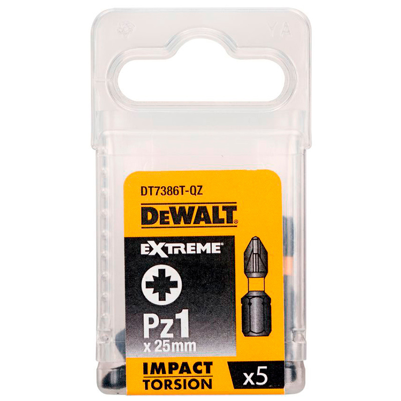 Бита DeWalt PZ1х25 (5шт.) DT7386T-QZ