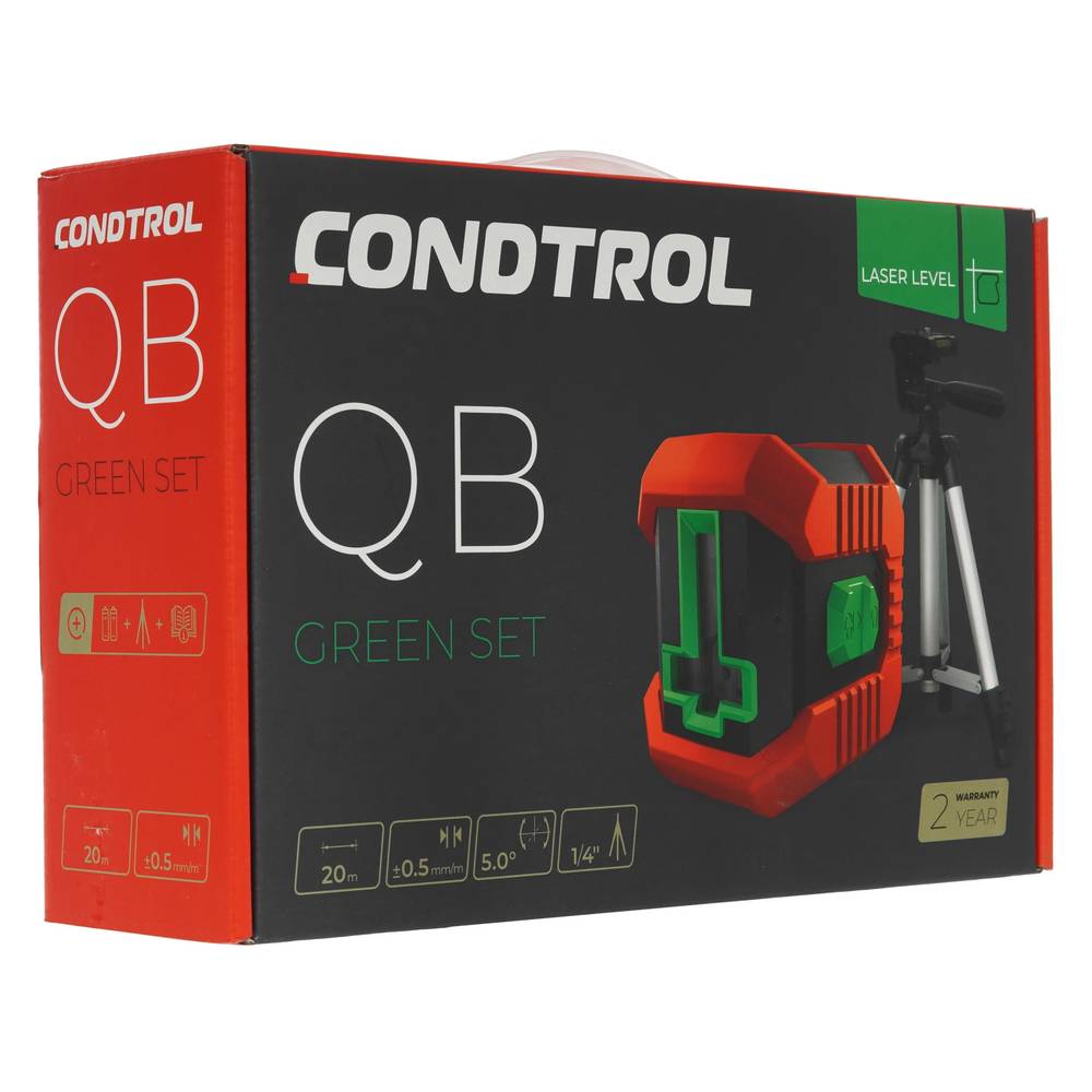 Нивелир лазерный CONDTROL QB Green Set
